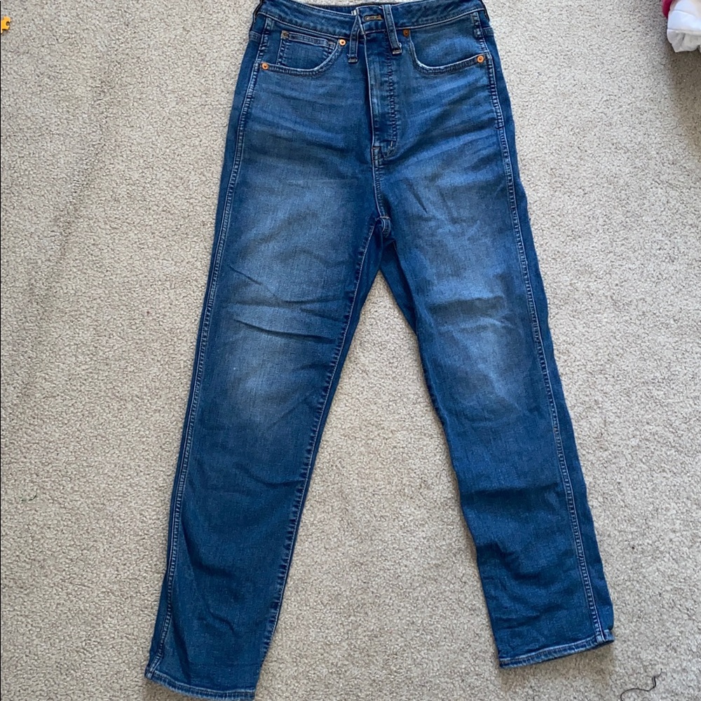 Madewell Straight Leg Blue Jeans